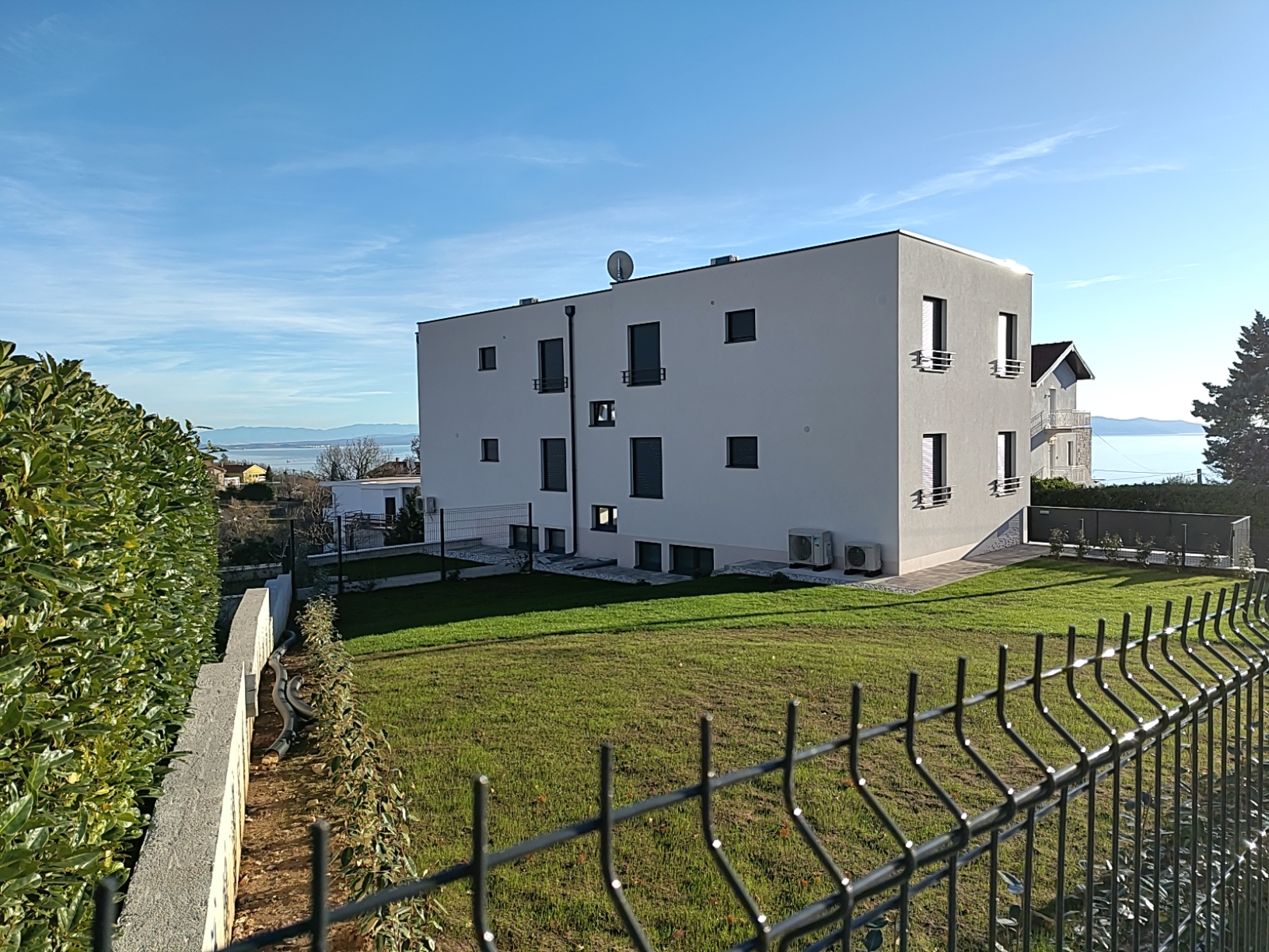 Building exterior with garden